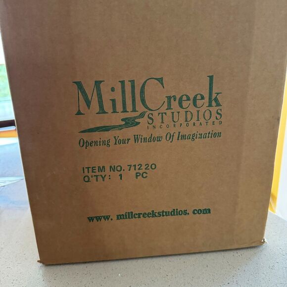 Mill Creek Studios Tenderfoot Wolves Wood Base Mom And Cub By Randall Reading - Picture 11 of 11